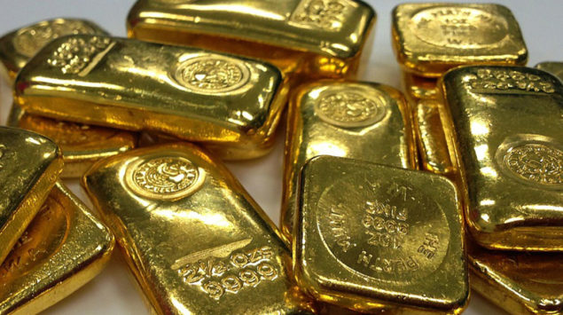 Der Goldstandard, als die Finanzen unter dem Einfluss von Gold standen