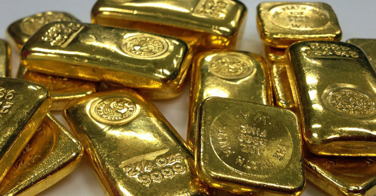 Der Goldstandard, als die Finanzen unter dem Einfluss von Gold standen